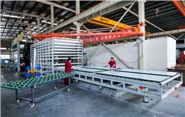 伟豪纳米硅防火玻璃3号生产线