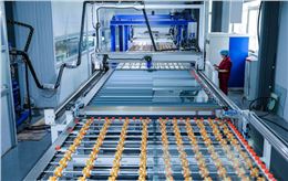 纳米硅防火玻璃全自动合片线