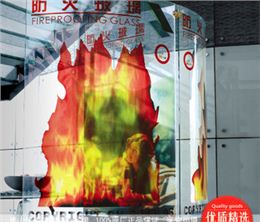 高强度单片防火玻璃